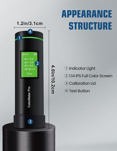 مقياس الألوان Color Meter Pro Color Analyzer لأجهزة iOS وAndroid وWindows in Kuwait