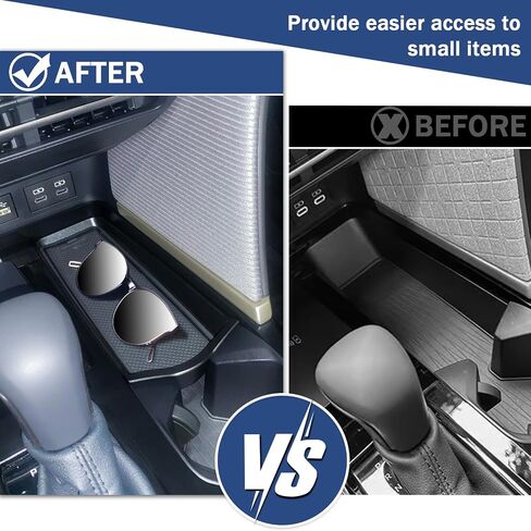TOPINSTALL TPE Anti-Slip Cup Holder Insert Compatible with 2025 2026 Toyota Camry (XSE/XLE/SE/LE), Center Console Shock-Absorbing Cup Holder Drink Organizer for 9th Gen Camry Interior Accessory Black in Saudi Arabia