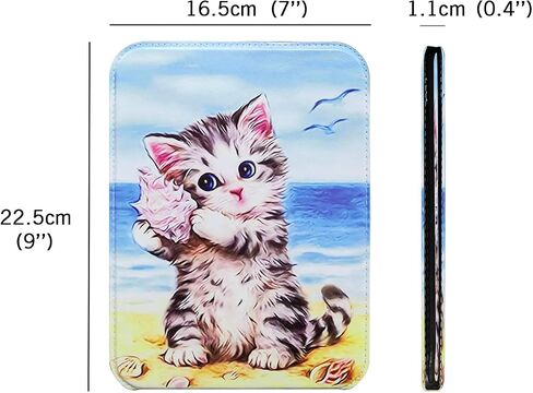 Makeup Mirror, 6.5x8.9 Inches Portable PU Leather Mirror, Folding Desktop Vanity Mirror with Adjustable Stand for Vanity Table, Office, Travel Leopard Print in Saudi Arabia