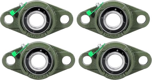 UCFL205-16 Pillow Block Bearing, Flange-Mount Ball Bearing Unit, 1 in Bore, 2-Bolt Flange, Self Aligning Cast Iron Housing, Set Screw Locking Style Flange Pillow Block Bearing in Kuwait
