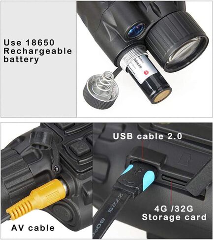 HD تلسكوب رقمي تلسكوب أحادي، HD 720P نطاق الأشعة تحت الحمراء الأشعة تحت الحمراء LED ضوء أحادي تلسكوب 3x28 التكبير تسجيل يوم ليلة استخدام CCD نطاق رقمي لمشاهدة الطيور الكبار in Saudi Arabia