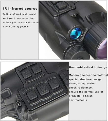 HD تلسكوب رقمي تلسكوب أحادي، HD 720P نطاق الأشعة تحت الحمراء الأشعة تحت الحمراء LED ضوء أحادي تلسكوب 3x28 التكبير تسجيل يوم ليلة استخدام CCD نطاق رقمي لمشاهدة الطيور الكبار in Saudi Arabia