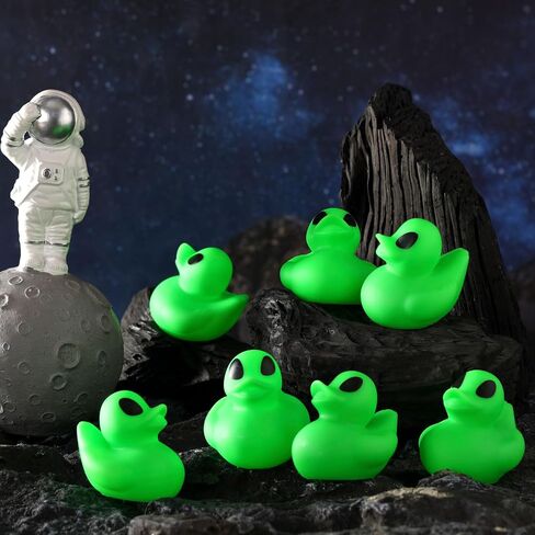 Leyndo 24 PCS SpiderWeb حفلة عيد ميلاد تزيين SpiderWeb Rubber Duck BUSK لـ Bathtub العائم بركة حمراء اللون الأزرق الأزرق للحصول in Saudi Arabia