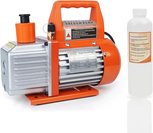 BACOENG 4 CFM 1/3 HP Sparkless Vacuum Pump, 110V Single Stage Rotary Vane HVAC Vacuum Pump for R32 R1234yf R134a R410a R22 AUTO AC Refrigerant Recharging in Saudi Arabia