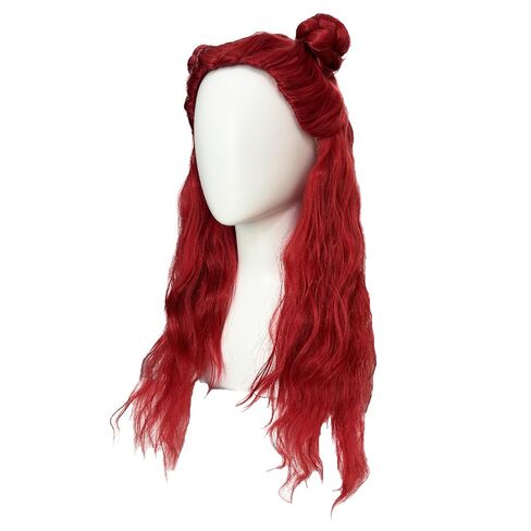 شعر مستعار أصفر طويل مموج بطول 28 بوصة/70 سم مع غرة للنساء، شعر مستعار أصفر مع تاج للشعر الاصطناعي الأنيمي لحفلات الهالوين التنكرية مع قبعة شعر مستعار in Kuwait