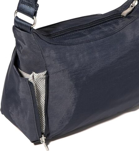 Baggallini Crosstown Hobo Crossbody for Women - 9"x7.8" Travel Crossbody Bag with RFID Wallet and Water Bottle Holder in Saudi Arabia