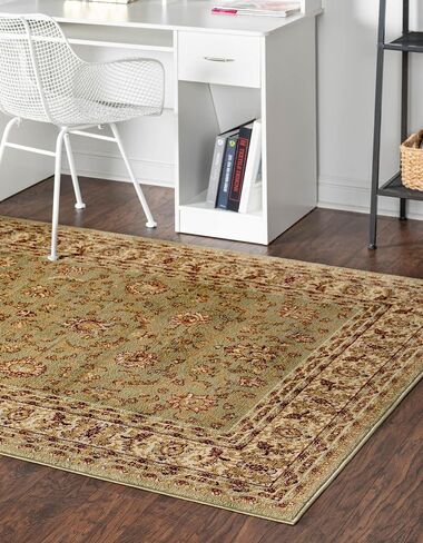 Rugs.com Aditi Collection Rug – 2' 7 x 10' Runner Red Low Rug Perfect for Living Rooms, Large Dining Rooms, Open Floorplans in Saudi Arabia