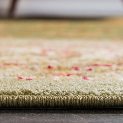 Rugs.com Aditi Collection Rug – 2' 7 x 10' Runner Red Low Rug Perfect for Living Rooms, Large Dining Rooms, Open Floorplans in Saudi Arabia