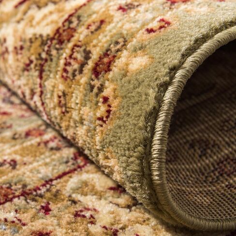Rugs.com Aditi Collection Rug – 2' 7 x 10' Runner Red Low Rug Perfect for Living Rooms, Large Dining Rooms, Open Floorplans in Saudi Arabia