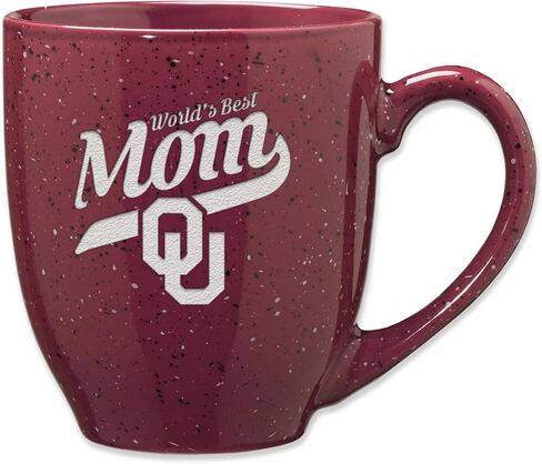 RICO Industries NCAA Oklahoma State Cowboys Mom-Orange 16 OZ Team Color Laser محفورة بالقرع السيراميك in Saudi Arabia