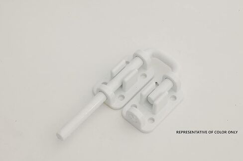 Patio Door Latch - Safe and Secure Drop-in Lock for Your Sliding Glass Doors, Patio Door Security Latch (Made in The USA) (Medium, Black Powder Coat Finish) in Saudi Arabia