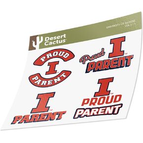 Desert Cactus University of Wisconsin Sticker Badgers UW Madison Vinyl Secal Laptop Water Bottle Scrapbook (Proud Parent Sheet) in Kuwait