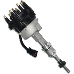 موزع الإشعال مع غطاء أسود ودوار يناسب Ford F150 F250 F350 Bronco E150 E250 E350 Econoline 4.9L L6 1992-1996 (OE: F2TZ12127D, DST2680) in Kuwait