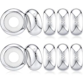 سدادة الخرز كليب فاصل الخرز سحر - يناسب أساور باندورا 925 الفضة الاسترليني مكعب زركونيا كليب قفل سدادة حبة سحر هدية للنساء أصدقاء العائلة in Kuwait