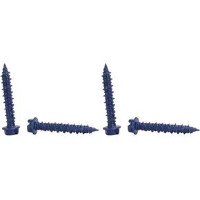 Chenango Supply 3/16 x 1-1/4 "مرساة لولبية خرسانية برأس سداسي. 100 قطعة مع لقمة مثقاب (متوافقة مع Miami-Dade) (3/16 x 1-1/4) in Kuwait