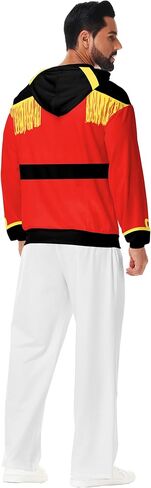 Mens Halloween Skeleton Sweatshirt Long Sleeve Novelty Hoodies with Pockets in Kuwait