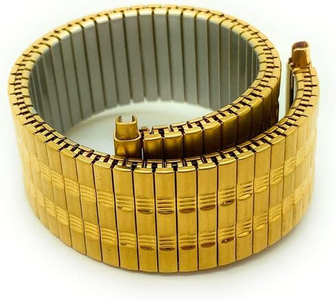 18mm up to 22mm Thin Stainless Steel Stretch Expansion Watch Band in Kuwait