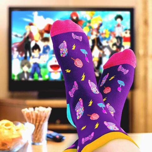 Anime Gifts – Cool Anime Socks for Boys and Teen Guys, Perfect Stocking Stuffers for Boys, Stylish Accessories, Unique Christmas Gifts for anime Enthusiasts in Saudi Arabia
