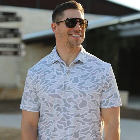Burlebo Men's Bluebonnets Polo Blue M in Kuwait