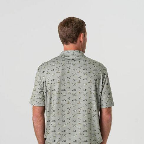Burlebo Men's Bluebonnets Polo Blue M in Kuwait