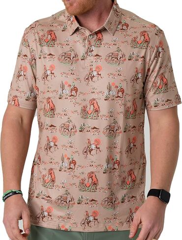 Burlebo Men's Bluebonnets Polo Blue M in Kuwait