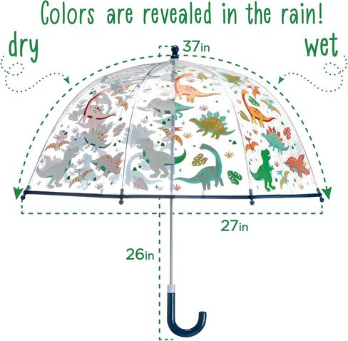 Stephen Joseph, Clear Color Changing Bubble Umbrella, Kids Toddler Bubble Umbrella with Dome Canopy, Princess in Saudi Arabia