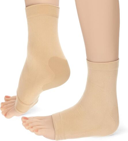 2 PCS ACHILLES TENTON HEEL CONSTORCOR CONSTORTION COMPRISTION SLEEVE SILEVE SACKS PREMIUM GEL HEEL SOCKS SOPER COKLE COALL in Kuwait