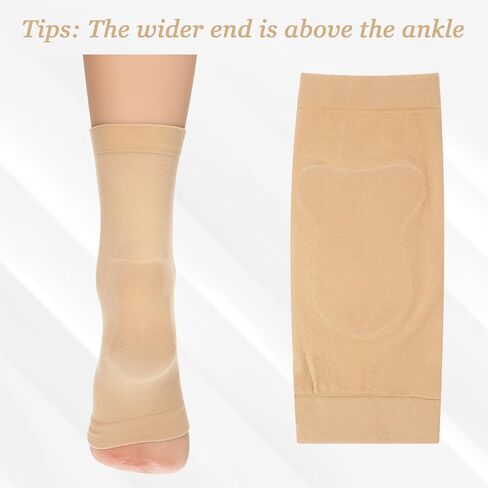 2 PCS ACHILLES TENTON HEEL CONSTORCOR CONSTORTION COMPRISTION SLEEVE SILEVE SACKS PREMIUM GEL HEEL SOCKS SOPER COKLE COALL in Kuwait