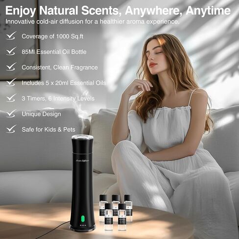 Hotel Scent Diffuser for Home, Silver, 8Inch in Saudi Arabia