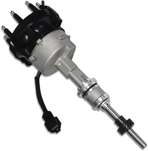 موزع الإشعال مع غطاء أسود ودوار يناسب Ford F150 F250 F350 Bronco E150 E250 E350 Econoline 4.9L L6 1992-1996 (OE: F2TZ12127D, DST2680) in Kuwait