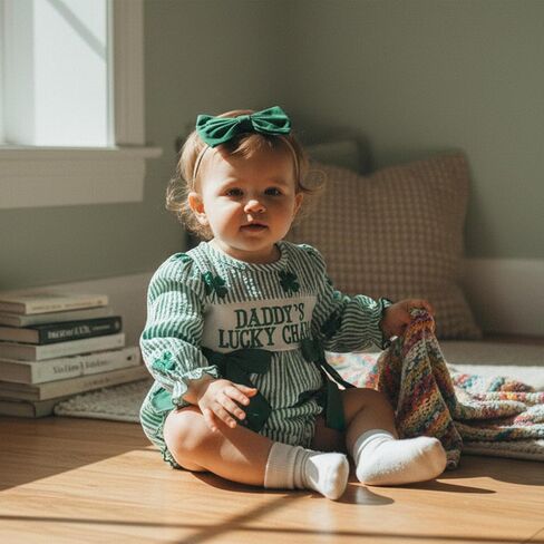 Baby Girl Christmas Outfit Peter Pan Collar Plaid Romper Newborn Thanksgiving Outfits Infant Halloween Clothes in Saudi Arabia