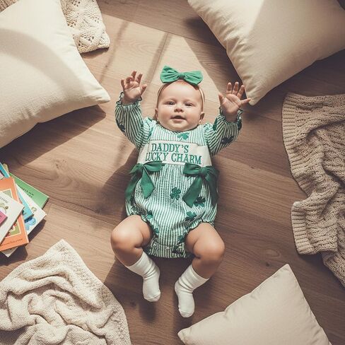 Baby Girl Christmas Outfit Peter Pan Collar Plaid Romper Newborn Thanksgiving Outfits Infant Halloween Clothes in Saudi Arabia