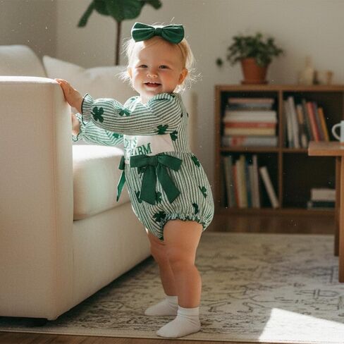 Baby Girl Christmas Outfit Peter Pan Collar Plaid Romper Newborn Thanksgiving Outfits Infant Halloween Clothes in Saudi Arabia