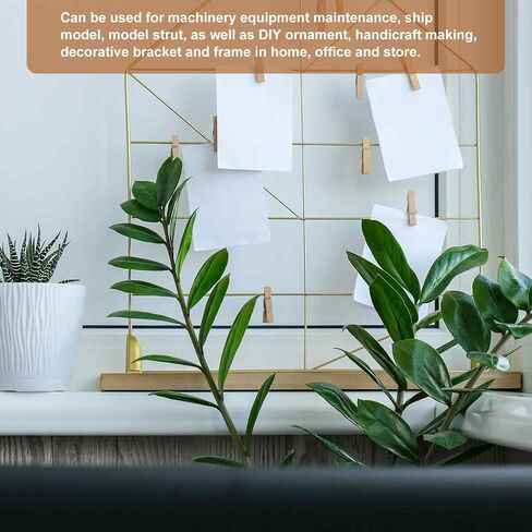 أنبوب نحاسي DTGN 7 مم × 0.25 مم × 300 مم (ODxWall TxL) - 4 عبوات - جيد لإطار ديكور DIY لمعدات الآلات - أنابيب معدنية مستديرة in Kuwait