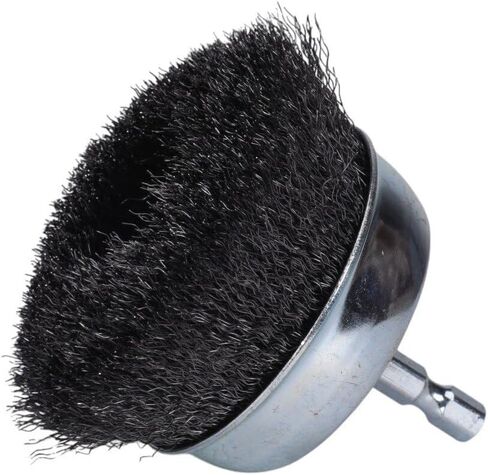 Century Drill & Tool 76221 Drill Cup Wire Brush, 2-3/4" Coarse & Crimped | 1/4" shank, 0." wire diameter, cuts steel & metal, heat and rust resistant coating in Saudi Arabia