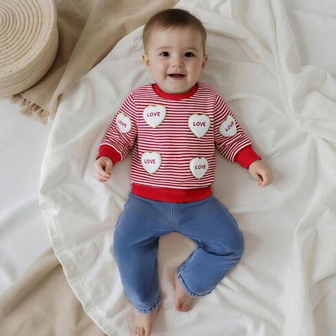 Madjtlqy Toddler Baby Boy Girl Halloween Outfit Pumpkin Sweatshirts Long Sleeve Crewneck Pullover Kids Fall Winter Clothes in Saudi Arabia