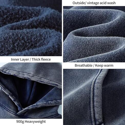 سترة نسائية ذات قلنسوة كبيرة الحجم للجنسين للأزواج من الصوف الثقيل الوزن وسترة فضفاضة ذات قلنسوة in Kuwait