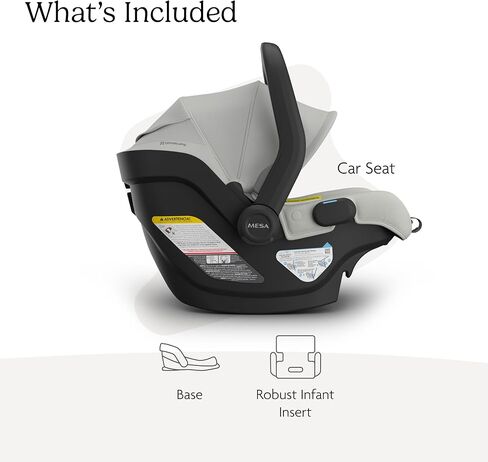 UPPABABY MESA V3 مقعد السيارة - التثبيت السهل + تقنية SmartSecure - يعلق على عربة | بما في ذلك INSERT BASE + اطفال - جيك (الفحم) in Saudi Arabia