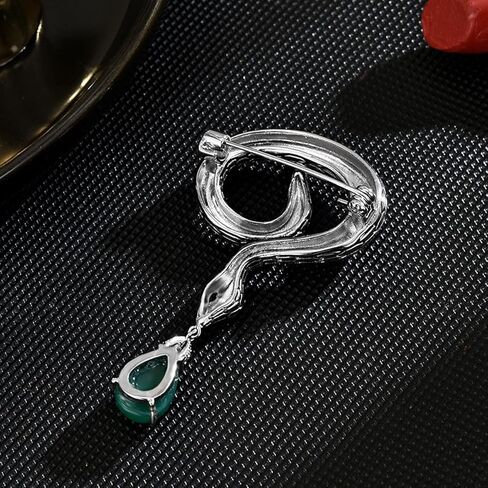 Gold Snake Brooches Pins for Women Men Statement Snake Enamel Lapel Pins Crystal Rhinestone Accessories Powerful Animal Insect Clothing Coat Jacket Lapel Jewelry Gifts in Kuwait