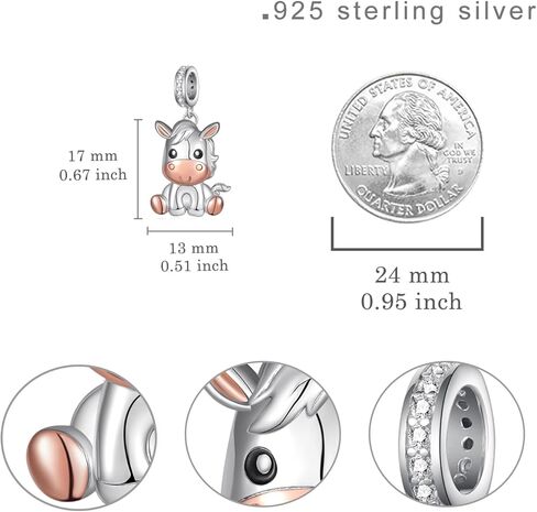 Manatee Charm 925 Sterling Silver Manatee Gifts Cute Animal Jewelry Gifts for Women in Saudi Arabia