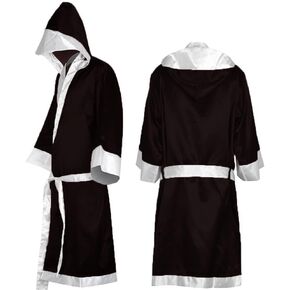 LXYUNKJ Boxer Costume Men, MMA Boxing Robe with Hood, Cotton Robe Lightweight Costume