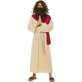 EraSpooky Adult Jesus Costume Men's Biblical Religious Saint Robe