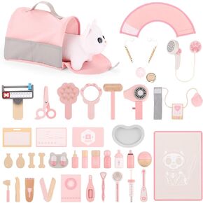 Pets Alive Dog Vet Playset - Veterinarian Kit for Kids, Doctor Set with Toy Dog for Toddlers , Play School Set for Kids, Age 3+ Years Old