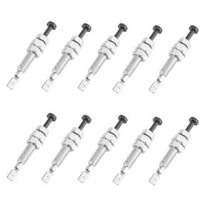 X AUTOHAUX 10pcs Adjustable Door Pin Switch Car Auto Engine Trunk Bonnet Alarm Security Hood Screw Universal