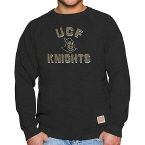 Original Retro Brand Adult University Crewneck (Central Florida Knights - Black, X-Large)