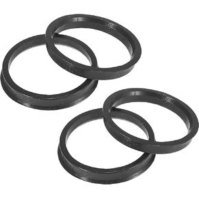 X AUTOHAUX 4pcs Plastic 63.4mm to 72.6mm Car Hub Centric Rings Wheel Bore Center Spacer