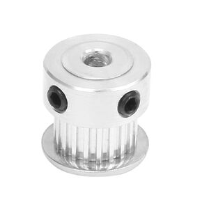 uxcell Aluminum MXL 20 Teeth 8mm Bore Timing Belt Idler Pulley Flange Synchronous Wheel 6mm Belt for 3D Printer CNC