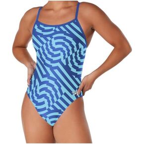 Speedo Womens Modern St Vortex Maze Flyback 1Pc, Team Royal Blue, 22 US