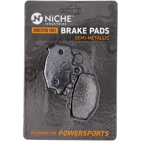NICHE Brake Pad Set for Kawasaki Ninja ZX6R ZX9R ZZR600 ZX10R 43082-0004 Rear Semi-Metallic