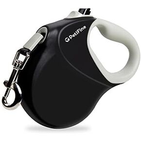PetiFine Retractable Dog Leash for Large Dogs, 26 FT Heavy Duty Extendable Dog Leash up to 110lbs, Reflective Strong Nylon Tape, One-Handed Brake